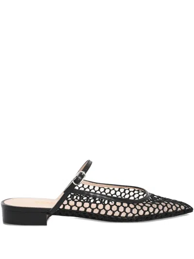 ANDREA WAZEN 15MM NET MULE BALLERINA