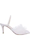 Andrea Wazen 75mm France Lace Mules