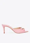 Andrea Wazen Carol 75 Satin Mules