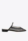 Andrea Wazen Julie Net Flat Mules