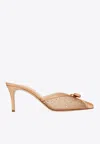 Andrea Wazen Kris 75 Mesh Glitz Mules