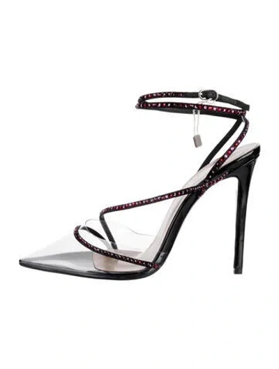 Pre-owned Andrea Wazen Leather D'orsay Pumps In Black