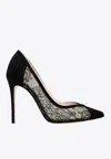 Andrea Wazen Nora 105 Guipure Lace Pumps