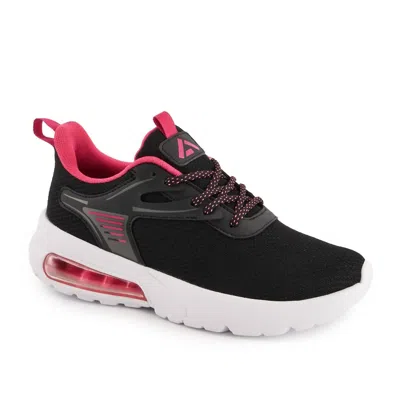 ANDREA WOMEN'S AIRSOLE PERFORMANCE SNEAKERS IN WHITE AND BLACK