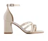Andrea Women's Ankle Strap Heeled Sandals