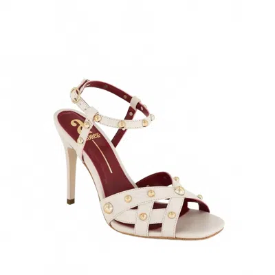 Andrea Women's Ankle-strap Heeled Sandal In Bone In Neutral