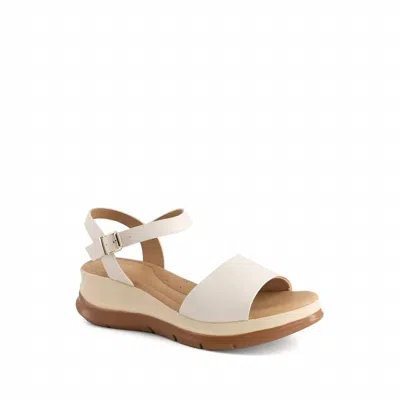 Andrea Women's Ankle-strap Sandal In Bone In White
