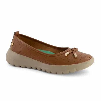 Andrea Women's Ballerina Flats In Brown