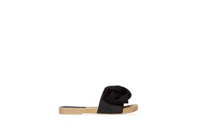 Andrea Women's Bow Knot Sandal In Black