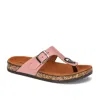 Andrea Casual Flip Flops With Comfort Insole In Pink