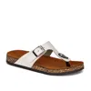 ANDREA WOMEN'S CASUAL FLIP FLOPS WITH COMFORT INSOLE IN WHITE