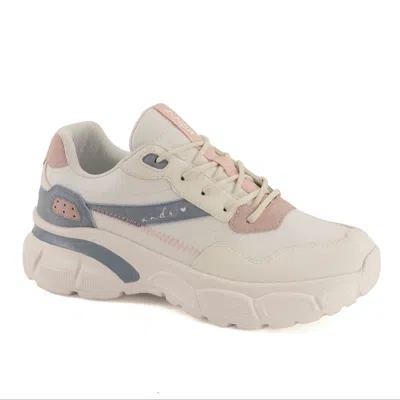 Andrea Women's Casual Sport Sneakers In White