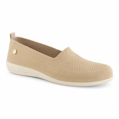 Andrea Women's Classic Loafer In Beige In Brown