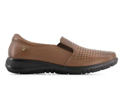 Andrea Women's Comfort Leather Loafers In Brown