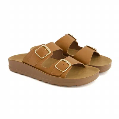 Andrea Women's Comfort Sandals In Honey In Brown