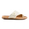Andrea Women's Comfort Slip On Sandals In Beige