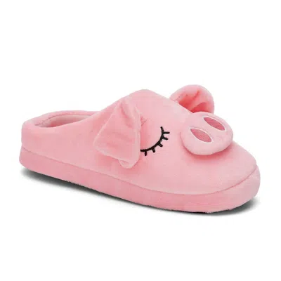 ANDREA WOMEN'S COMFY PIGGY SLIPPERS IN PINK
