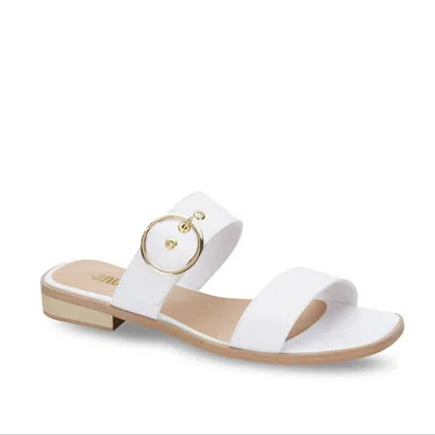 Andrea Women's Double-strap Sandal In White