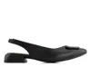 Andrea Women's Elastic Slingback Flats In Black