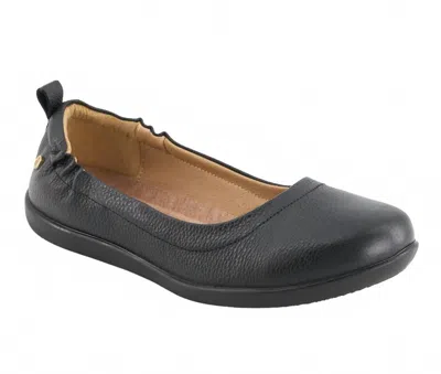 Andrea Women's Exclusive Comfort Leather Loafers In Black