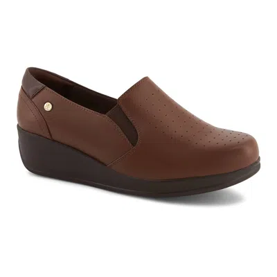 Andrea Women's Exclusive Comfort Leather Moccasins In Brown
