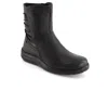 Andrea Women's Fashion Comfort Leather Boots In Black In Black