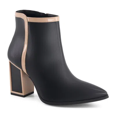 Andrea Women's Fashion Heeled Booties In Multi