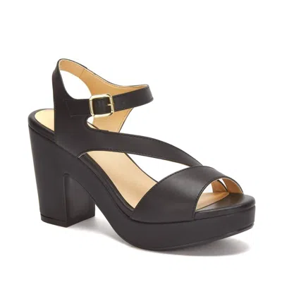 ANDREA WOMEN'S FASHION HIGH HEEL ANKLE STRAP SANDALS IN BLACK