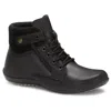 Andrea Flat Booties With Side Zipper In Black