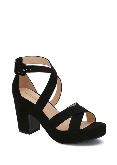 Andrea Women's Heeled Sandals In Black
