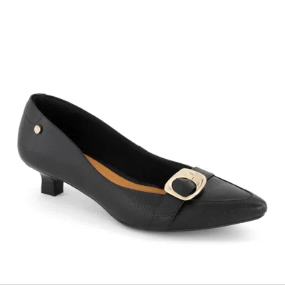 Andrea Women's Kitten Heel Pumps In Black
