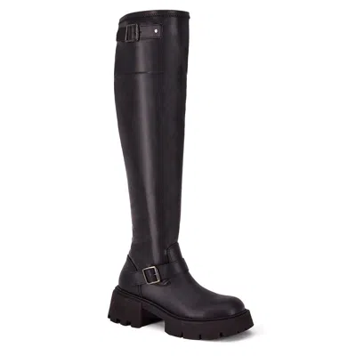 ANDREA WOMEN'S KNEE HIGH COMBAT BOOTS