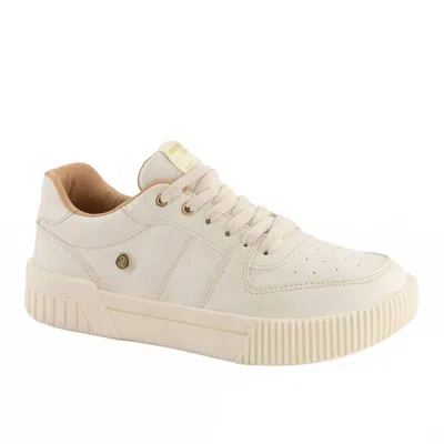 Andrea Women's Lace Closure Sneaker In Bone In White