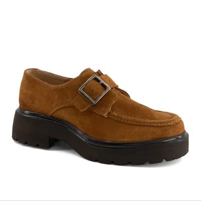 Andrea Women's Leather Loafers In Brown