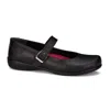 Andrea Leather Mary Janes An In Black