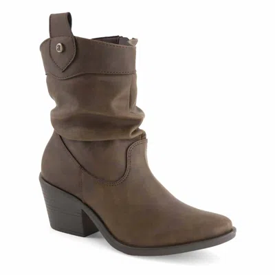 Andrea Women's Low Boot In Dark Brown