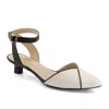 Andrea Women's Low Heel Ankle Strap Pumps In Multi