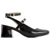 Andrea Women's Patent Leatherette Pumps In Black