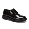 Andrea Women's Patent Oxfords In Black In Black