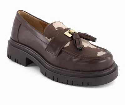 Andrea Women's Penny Loafers In Brown