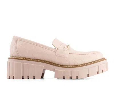 Andrea Women's Penny Loafers In Pink