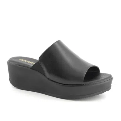 Andrea Women's Platform Heel Sandal In Black