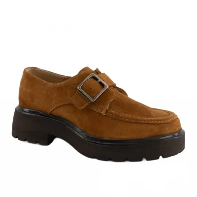 Andrea Women's Platform Loafer In Honey In Brown