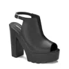 Andrea Platform Sandals In Black