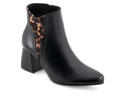 Andrea Women's Pointed Toe Fashion Booties 88371 In Black