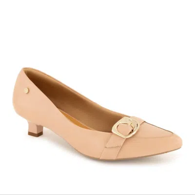 Andrea Women's Pointed Toe Pump In Pink