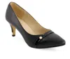 Andrea Women's Pointed Toe Pumps 67198 In Black