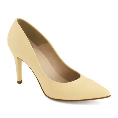 Andrea Women's Pointed Toe Pumps In Yellow