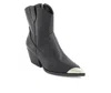 Andrea Women's Pointed Toe Western Booties 90707 In Black