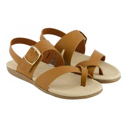 Andrea Women's Sling-back Comfort Sandals In Honey In Multi